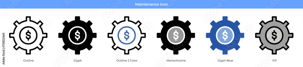 Maintenance Icon Set Maintenance Icon Set