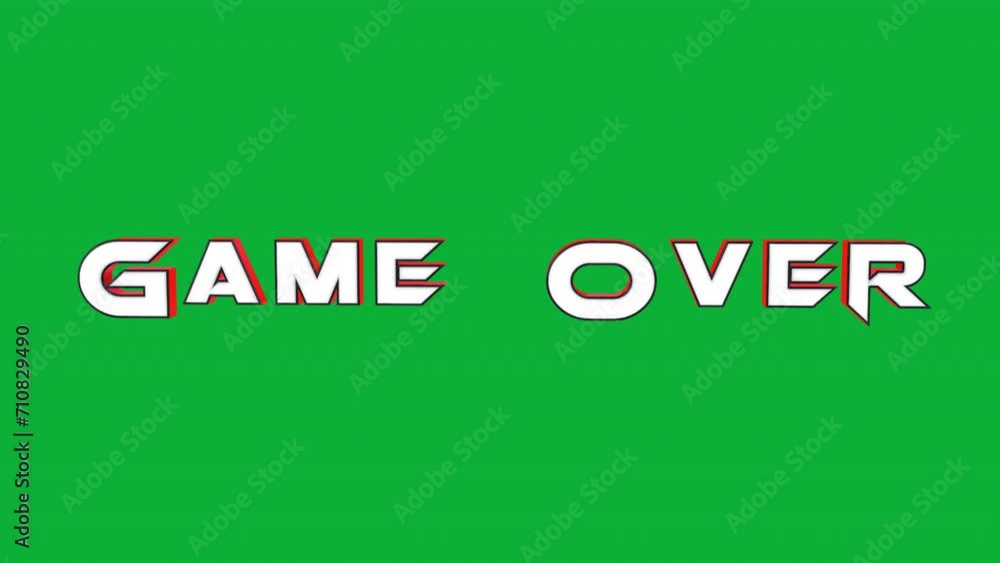 Game Over 3D Text Animation: Maximizing Engagement and Retention in Video Games Game Over 3D Text Animation: Maximizing Engagement and Retention in Video Games