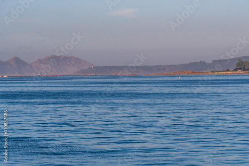 Paisaje en la Costa de Galicia  Espa  a.