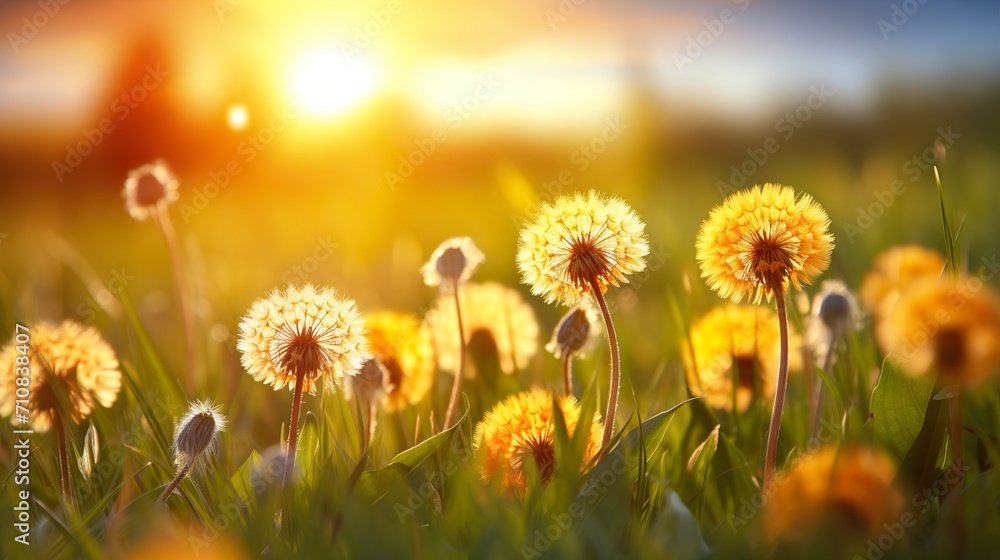 Obraz premium field of flowers