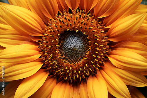 Close-up of a sunflower  helianthus annuus 