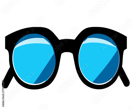 Bifocals with a clear division line vektor illustation