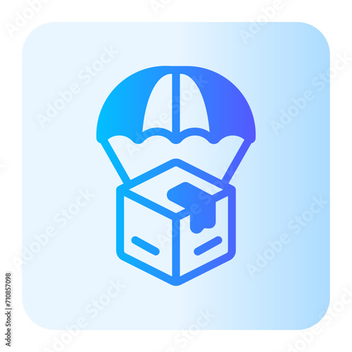 parcel glyph icon