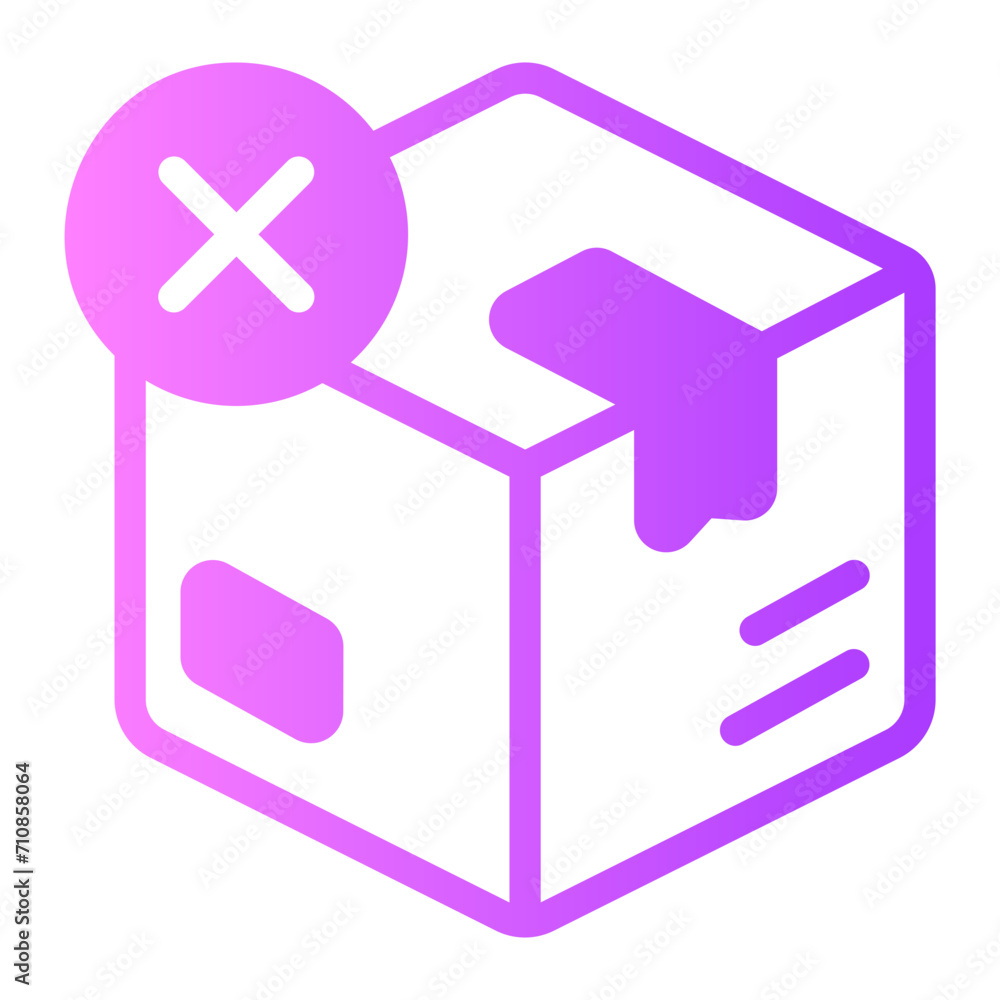 not available gradient icon