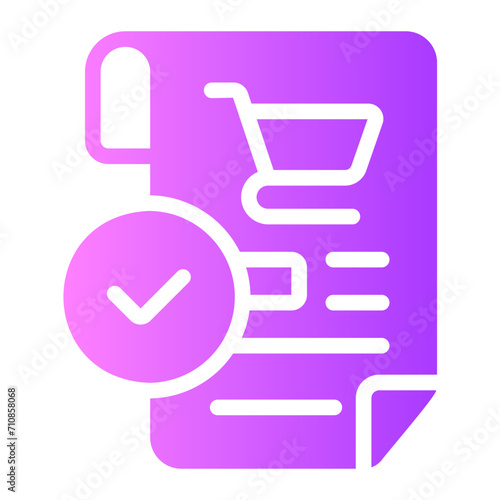 order gradient icon