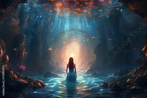 Explore the depths of your inner self with a stunning visual representation.