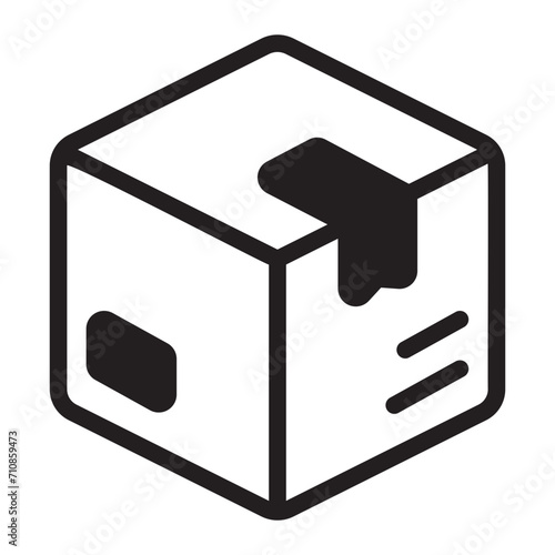box glyph icon