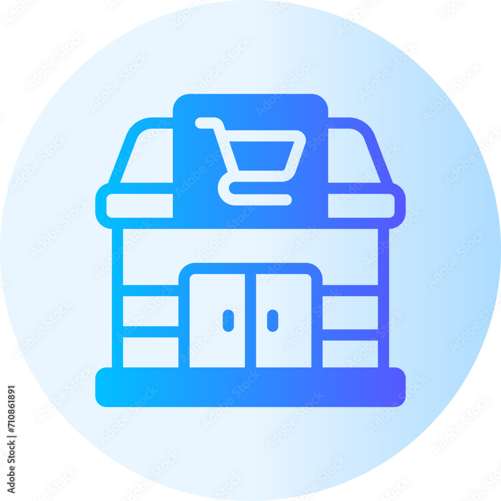 store gradient icon store gradient icon
