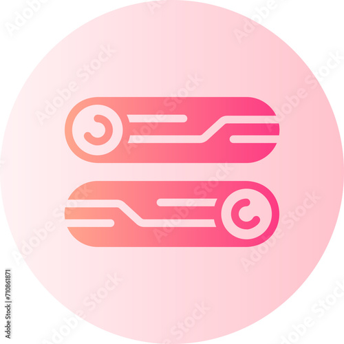raw materials gradient icon