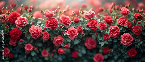 red roses for valentine's day, website banner © Nico