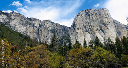 Waterfall in Yosemite National Park, California, United States