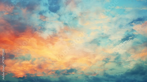 puffy texture sky background illustration clear stormy, dramatic vibrant, serene peaceful puffy texture sky background