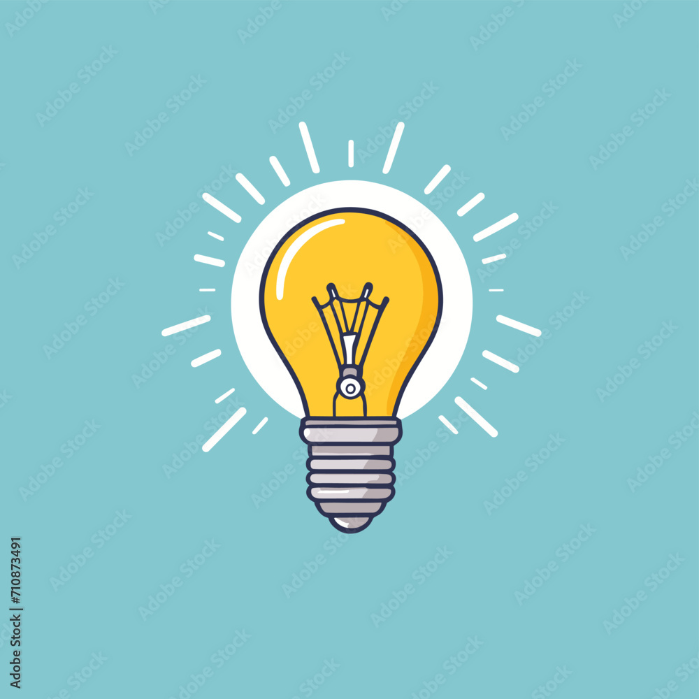 Light bulb illustration creative idea concept design Light bulb illustration creative idea concept design