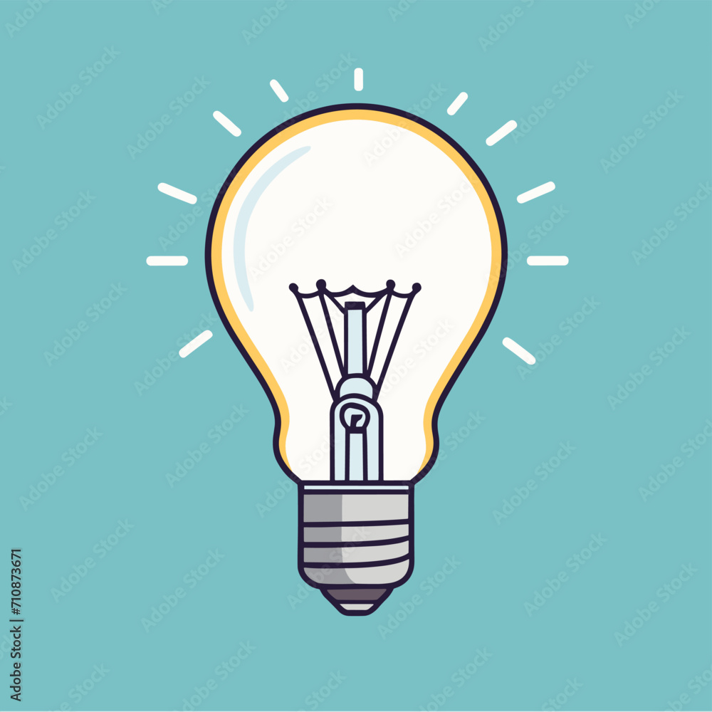 Light bulb illustration creative idea concept design Light bulb illustration creative idea concept design