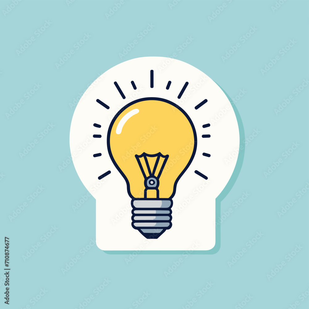 Light bulb illustration creative idea concept design Light bulb illustration creative idea concept design