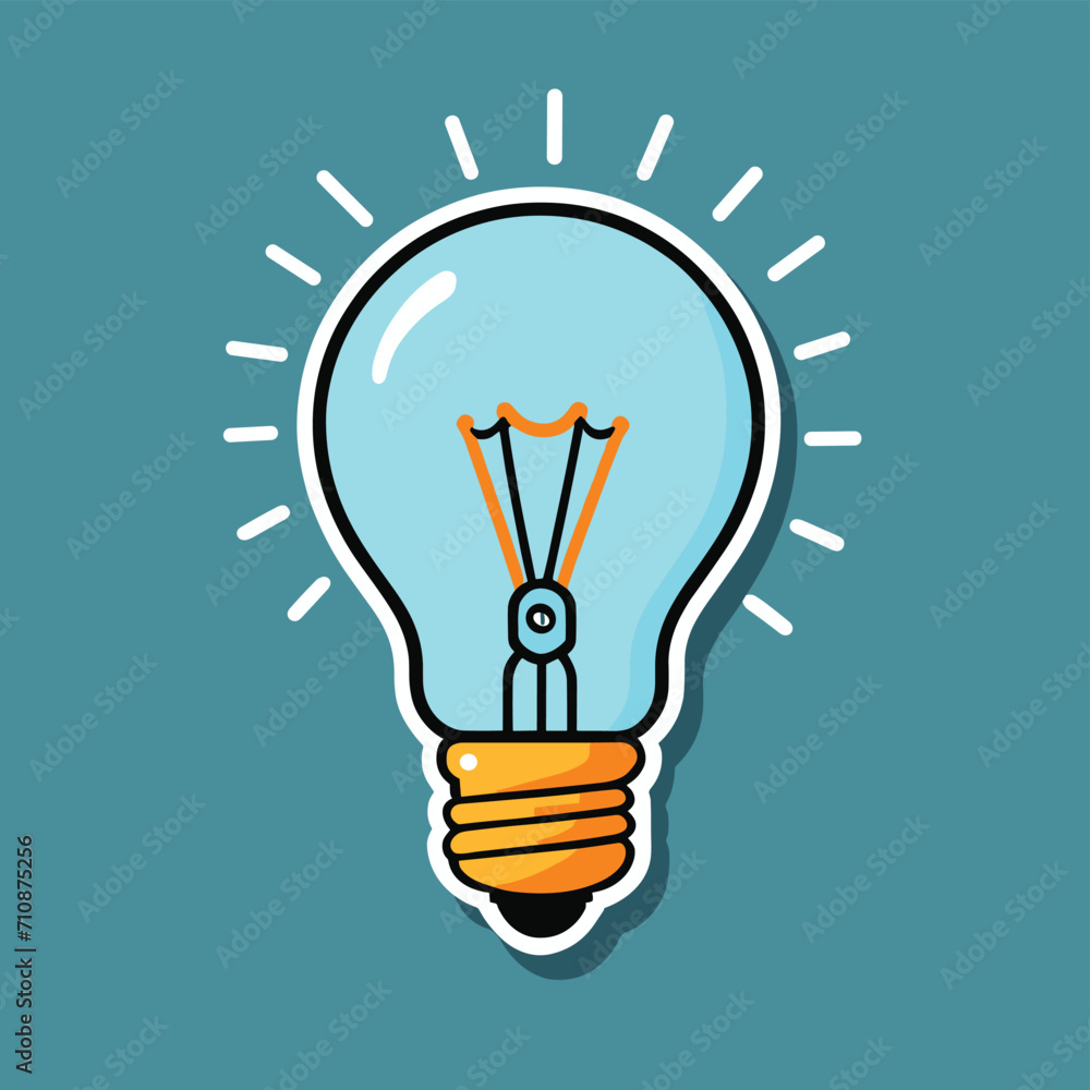 Light bulb illustration creative idea concept design Light bulb illustration creative idea concept design