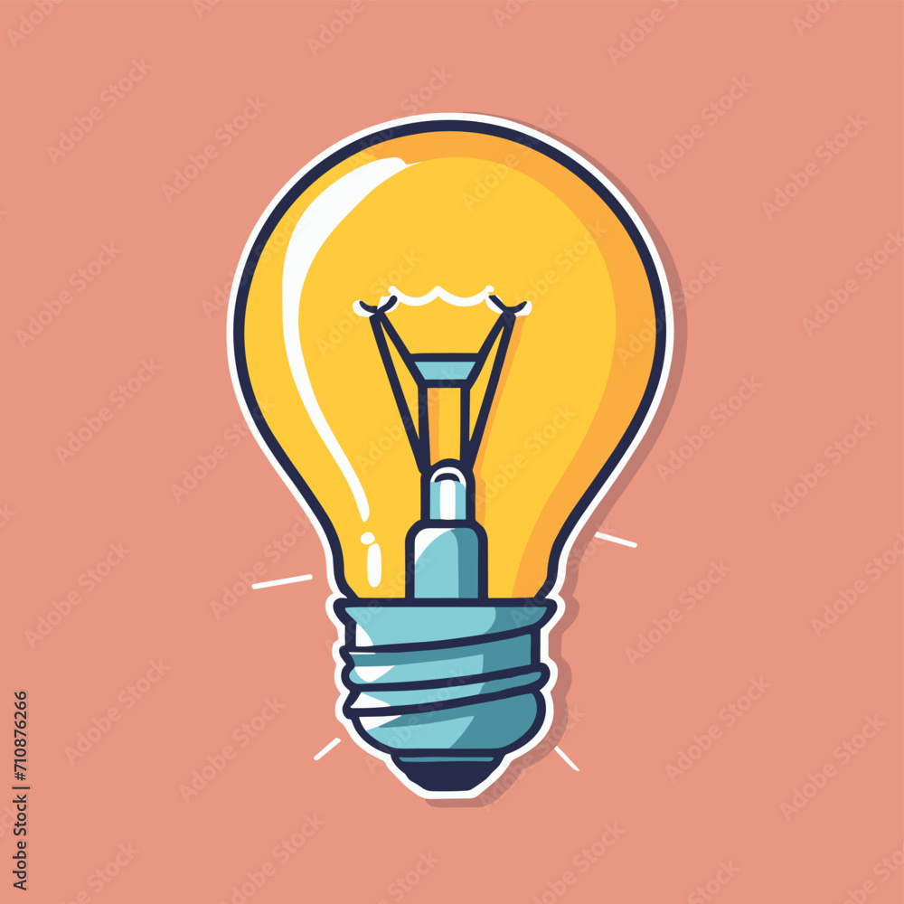 Light bulb illustration creative idea concept design Light bulb illustration creative idea concept design