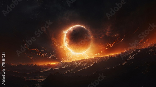 solar eclipse on another planet