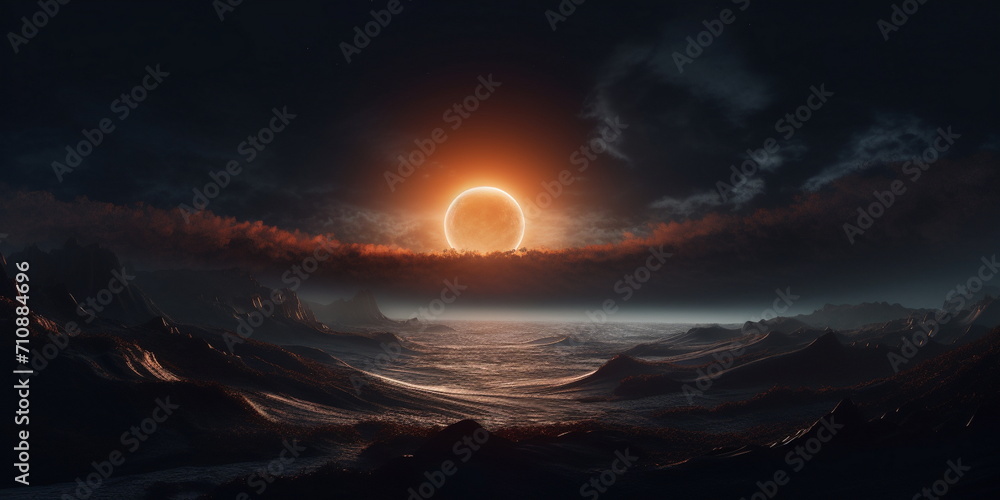 solar eclipse on another planet