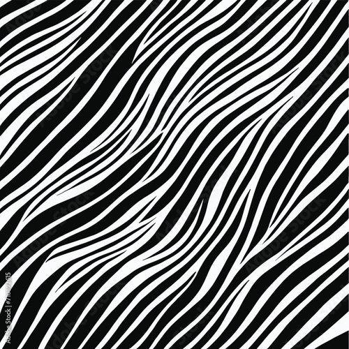 Zebra pattern stripes texture illustration © umut hasanoglu