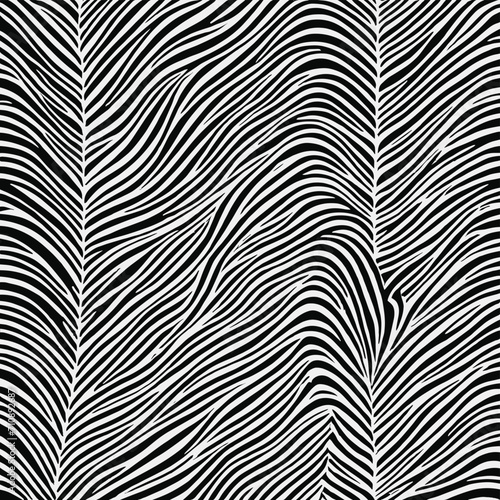 Zebra pattern stripes texture illustration © umut hasanoglu