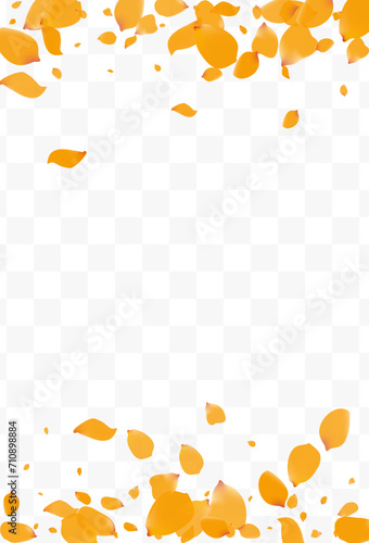 Yellow Tulip Blur Vector Transparent Background.