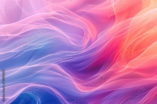 Abstract Gradient Background with Delicate Waves 