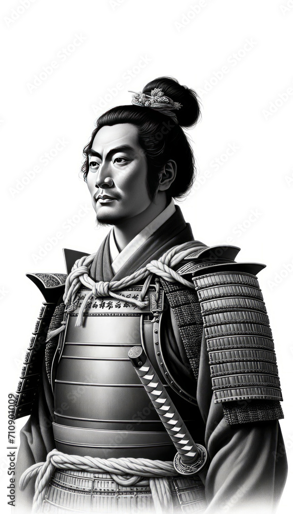 Fototapeta premium Portrait of a Samurai Warrior