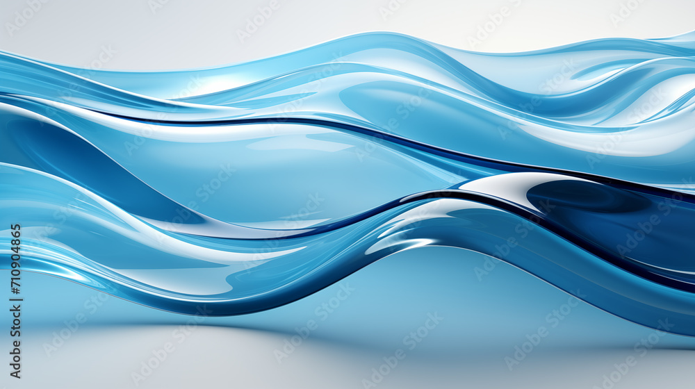 Blue abstract waves. Wallpaper, illustration, background. Blue abstract waves. Wallpaper, illustration, background.