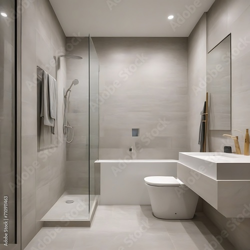 Modern bathroom  interior design renovation