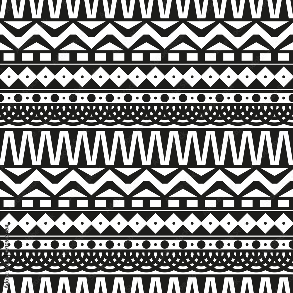 Seamless ethnic geometric pattern. Vector illustration. Seamless ethnic geometric pattern. Vector illustration.