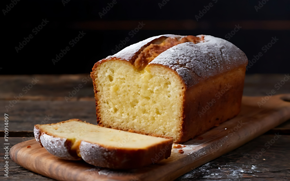 Capture the essence of Pound Cake in a mouthwatering food photography shot Capture the essence of Pound Cake in a mouthwatering food photography shot
