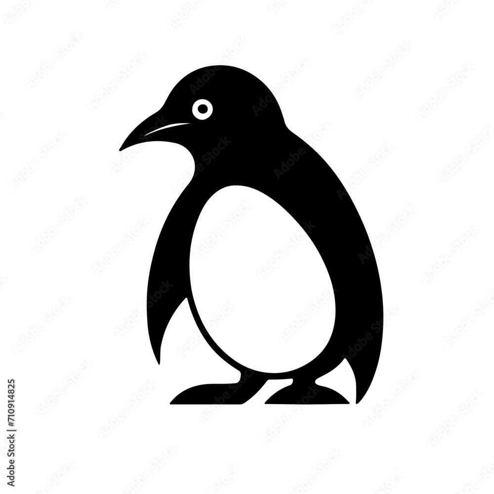 Naklejka premium penguin illustration