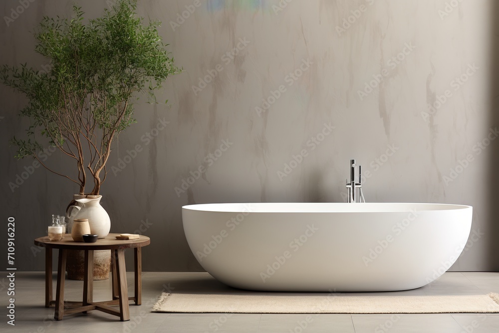 Bathroom with a large white bathtub Bathroom with a large white bathtub