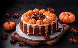 Capture the essence of Pumpkin Cake in a mouthwatering food photography shot