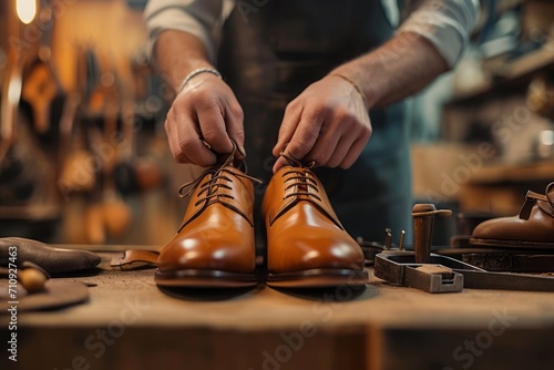 Shoe making business photo