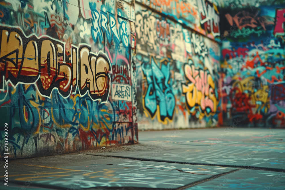 Obraz premium Urban graffiti artwork