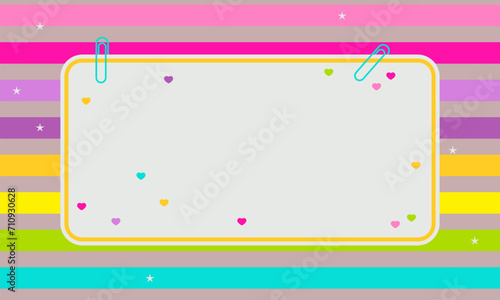 Abstract bright background with hearts. Abstract cute background with little hearts. Decoration banner themed Lol surprise doll girlish style. Invitation card template
