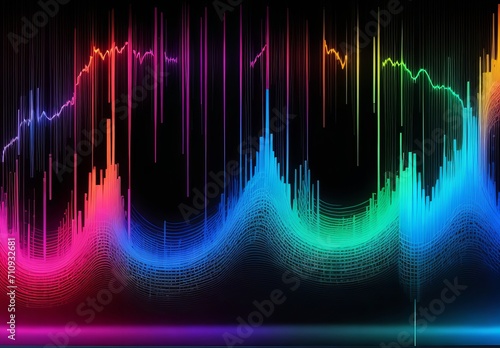 sound wave vector background
 photo