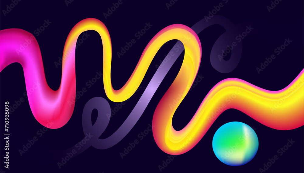 Bright geometric abstract composition. Vector illustration Bright geometric abstract composition. Vector illustration