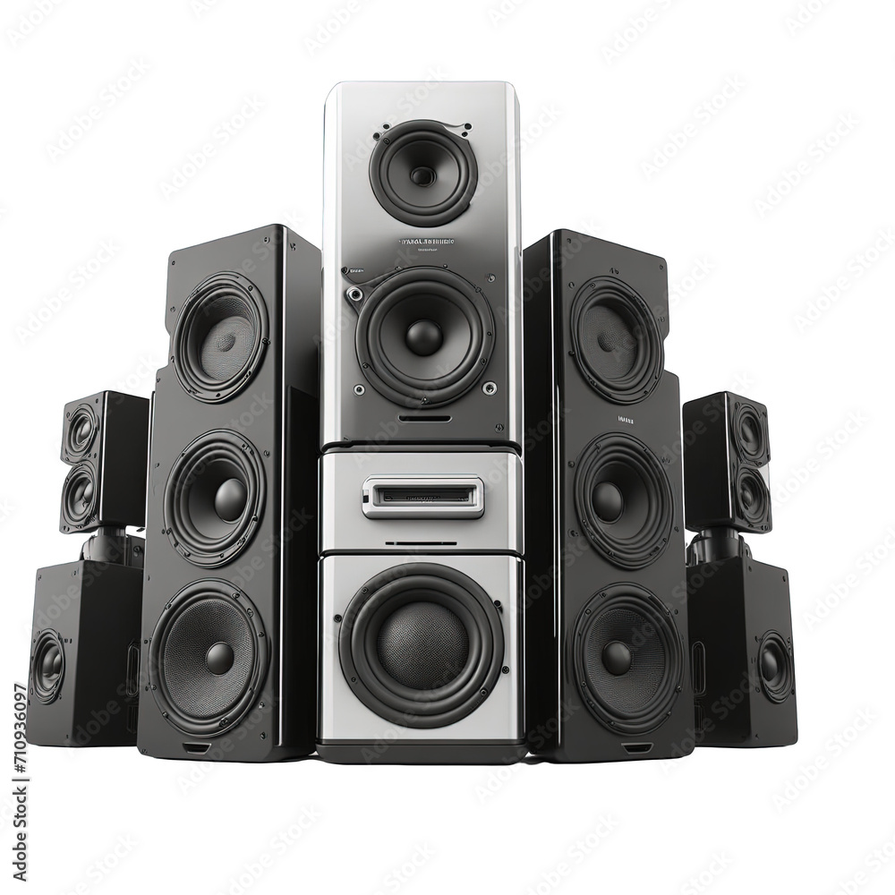 SPEAKER BOX 3D ELEMENT FOR COMPOSITION SPEAKER BOX 3D ELEMENT FOR COMPOSITION