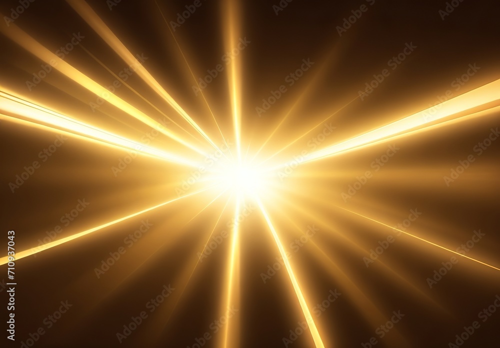 Obraz premium Abstract glowing gold vertical lighting lines on dark background with lighting effect and sparkle with copy space for text. Luxury design style. Vector illustration 