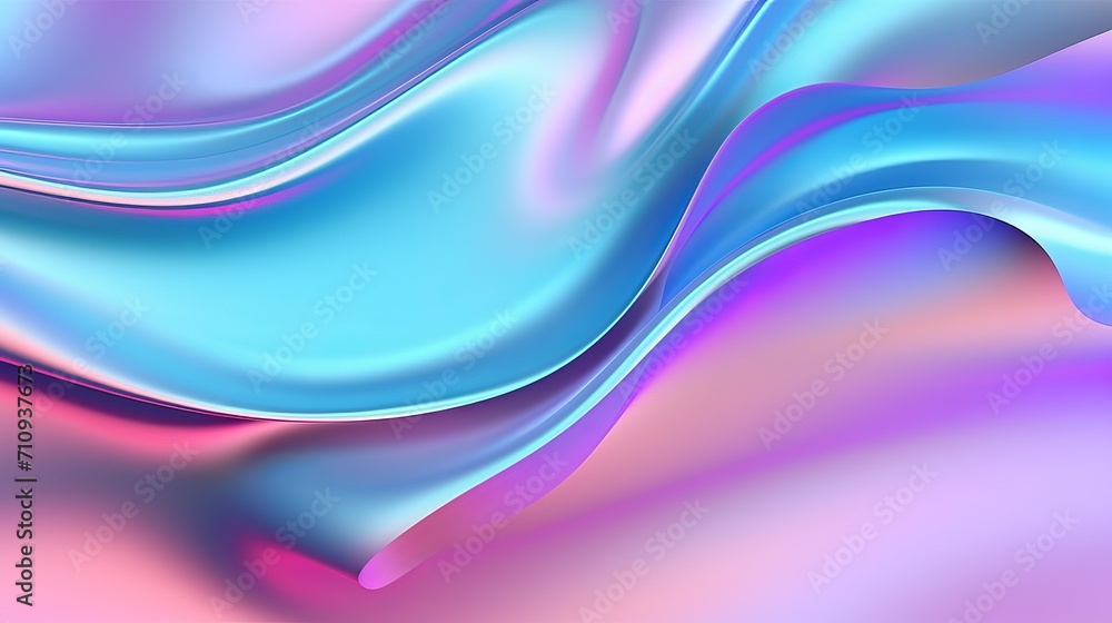 custom made wallpaper toronto digitalAn abstract abstract in 3d has an iridescent wavy background with vivid liquid reflections and a neon holographic fluid distortion surface.