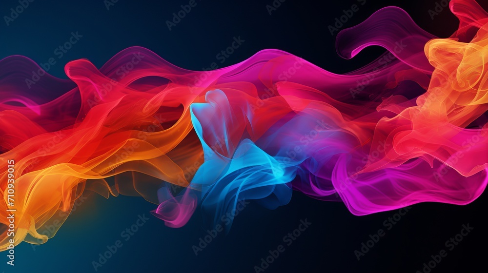 Smoke that is 3d in color Smoke that is 3d in color