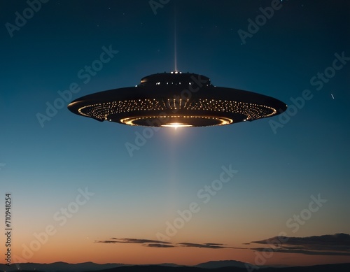 ufo in the night