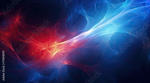 Cosmic Interaction of Blue and Red Light
