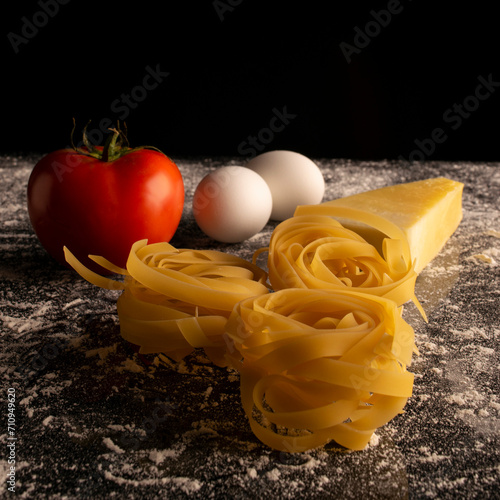 Obraz na płótnie pasta and tomato