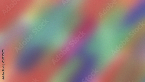 Abstract colorful gradient blurred grainy textured background