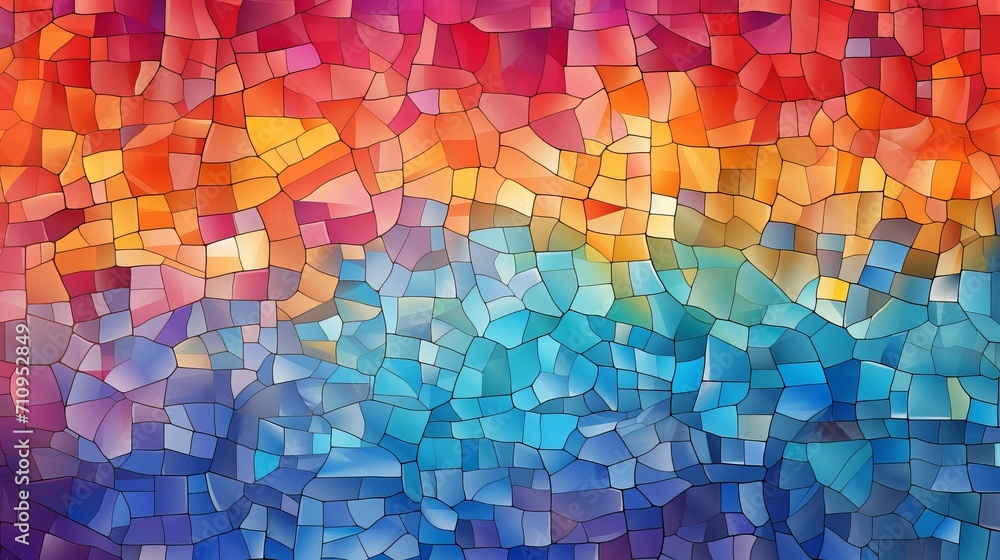 A background that features a colorful mosaic pattern A background that features a colorful mosaic pattern