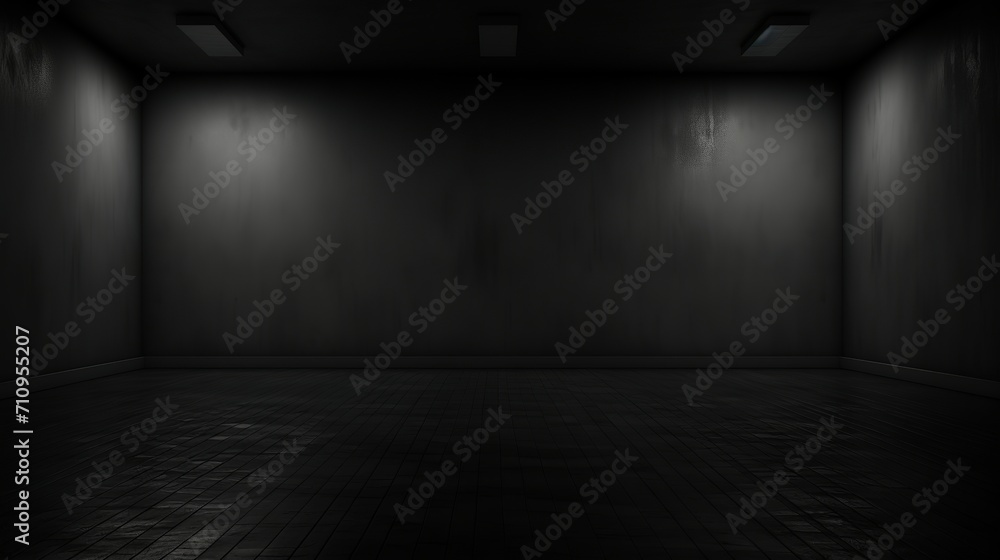 A room that is dark and has a light background A room that is dark and has a light background